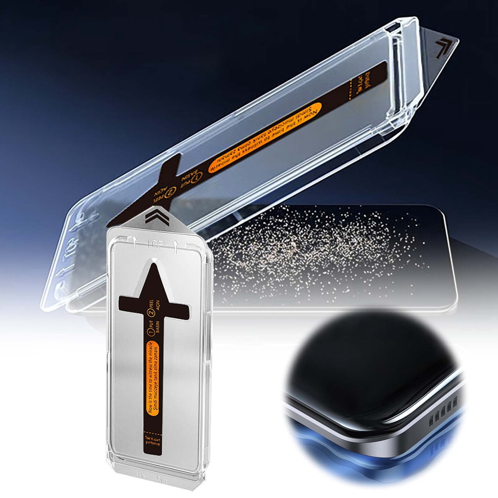 Tempered Glass Privacy Screen Protector for iPhone 12/13 - 9H Hardness, Anti-Fingerprint, Easy Installation