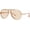 Light Champagne, variant on Oversized Aviator Sunglasses for Women Men Retro 70s Glasses Trendy Designer Vintage Metal Shades(Burgundy)
