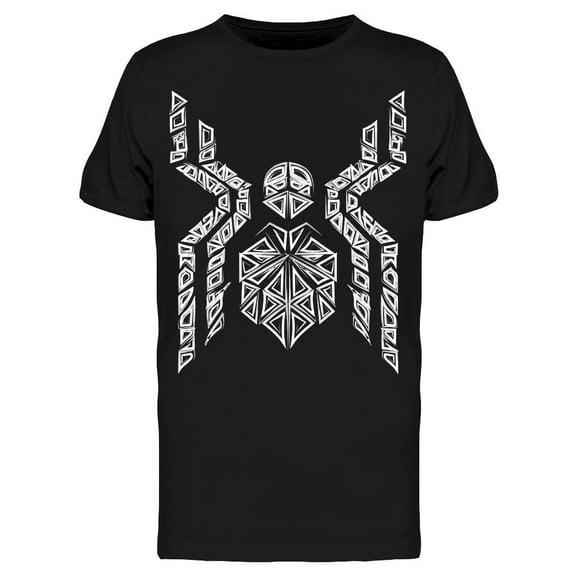 Spider Geometrical Design T-Shirt Men -Image by Shutterstock, Male x-Large