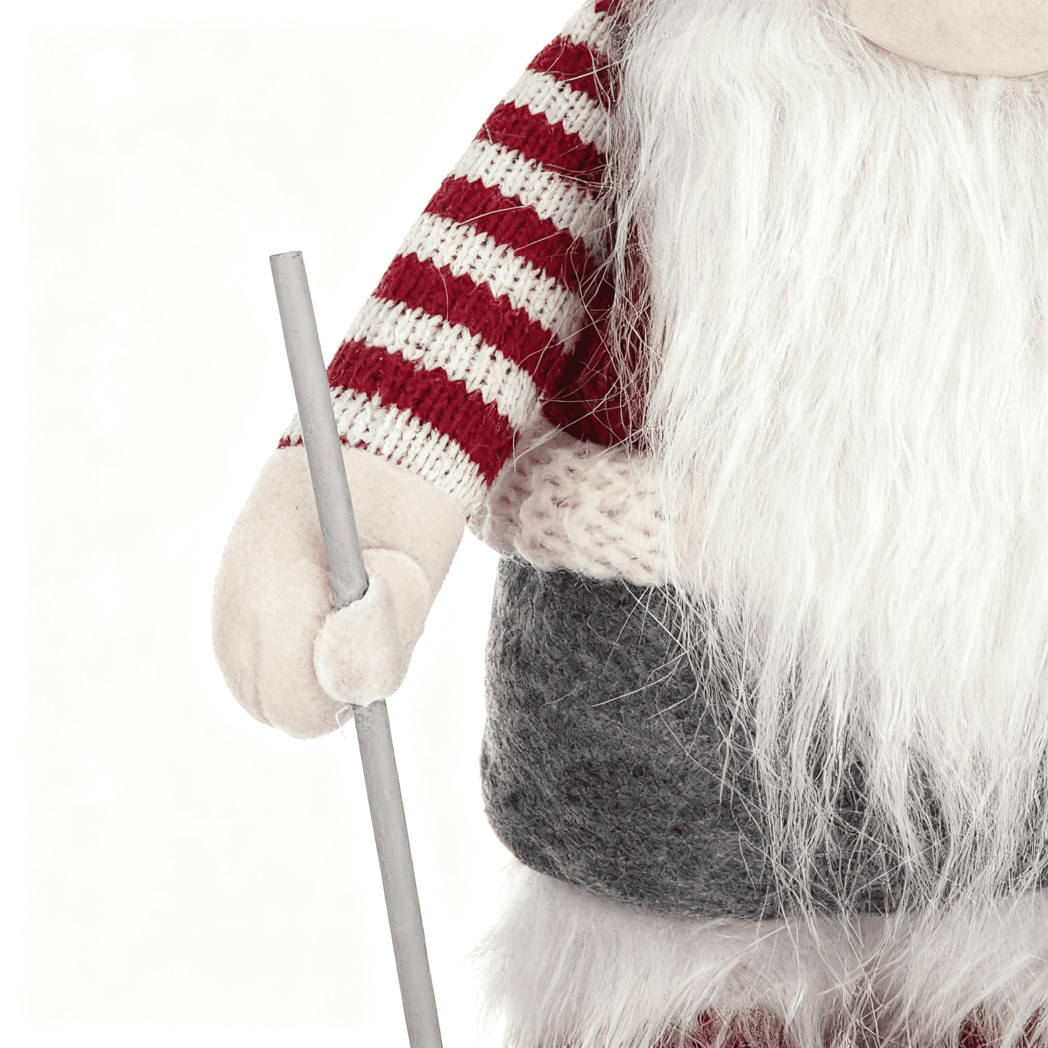 Whimsical Holiday Polyester Gnome Ornament Set Eye-Catching Decorative Accent Tabletop Mantel Shelf Display