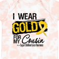 thumbnail image 4 of Inktastic Childhood Cancer Ribbon for My Cousin Boys or Girls Baby Bodysuit, 4 of 5