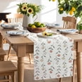 thumbnail image 3 of Floral Table Runner, Leaf Kitchen Table Runners Dress Scarves for Table Decorations Party/Restaurant/Indoor Outdoor Use, 13x72in, 3 of 9