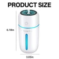 thumbnail image 2 of HIBIBUD 2026 New Car Diffuser Humidifier,Colorful Car Humidifier - Wireless Usb Rechargeable Aromatherapy Nebulizer (300Ml) with 4-8H Runtime,Led Light & Essential Oil Diffuser for Home/Office/Travel, 2 of 7