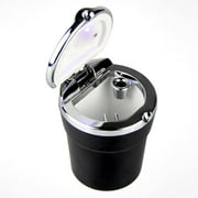 Blue LED Light Auto Car Truck Cigarette Smoke Ashtray Ash Cylinder Cup Holder Auto Car Smokeless Stand Cylinder Ash Cup