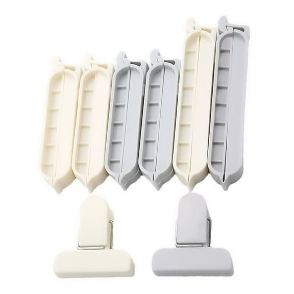 Pouch Food Clips – Food Sealing Clips Food Storage Clips | Snack Clips Chip Clips Closure Clips 8 Pieces Food Bag Clips Food Clip Set Beu Small Package Bags Strong with Clips Clip Food Bag Chip Clips