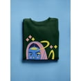 thumbnail image 3 of Muslim Woman Color Portrait Sweatshirt Women -Image by Shutterstock, Female Medium, 3 of 4