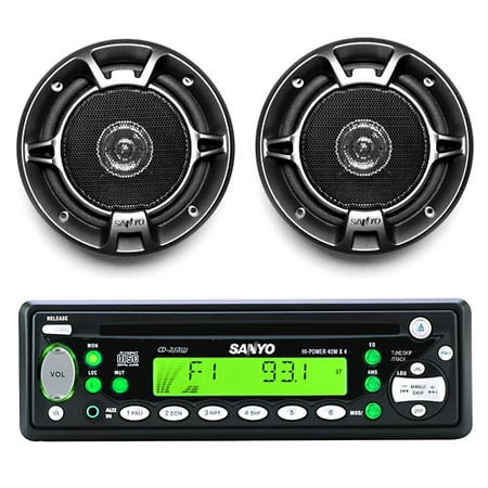 Sanyo CD Receiver with 6.5" Speakers, ECD-T1137S