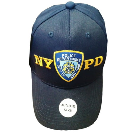 NYPD Junior Kids Baseball Hat Police Department of New York Navy Blue Boys