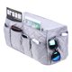 thumbnail image 3 of Bolsas De Almacenamiento Organizador Organizador de reposabrazos de sofá antideslizante para sillón Caddy con 14 bolsillos (gris) Likrtyny Libre de BPA, 3 of 8