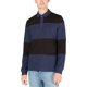 thumbnail image 1 of Calvin Klein Polo de rugby a rayas para hombre, azul, 3XLT, 1 of 1
