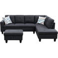 thumbnail image 2 of Brea3 Piece Right Facing Sectional Sofa Set With Ottoman, 2 of 5