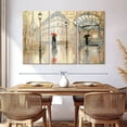 thumbnail image 2 of Elephant Stock To The Metro Wall Art - Horizontal Multi Panel Canvas - Hallway Wall Decor - Places Multi Panel - Beige And Red Decor By Julia Purinton - 65" x 42", 2 of 6