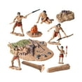 thumbnail image 2 of koolsoo 10 Pièces Primitive Gens Décor Collection Créative Primitive Gens Statue, 2 of 9