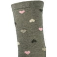 thumbnail image 5 of Sierra Socks Multi Color Hearts Cotton Crew Socks (Shoe Size: 4-10, Pink), 5 of 5