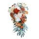 thumbnail image 5 of Ramo de boda, cascada, ramo de flores, ramo de novia, ramo de dama de honor para el día de San Valentín, suministros para fiestas de despedida de, 5 of 8