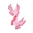 thumbnail image 4 of 2 piezas de decoraciones de mariposas artificiales para fotografía de mariposas artificiales gigantes rosa, 4 of 9