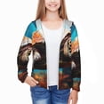 thumbnail image 3 of Cauagu Realistic Turtle Print Sun Protection Jacket for Teen,Full-Zipper Long Sleeve Sun Shirts with Pockets UV Hoodie Shirts Outdoor Athletic Jacket-XX-Large, 3 of 7