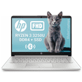thumbnail image 1 of Laptop HP 14-FQ10 Ryzen 3 4Gb Ram 128 Ssd 1080p FHD Plata, 1 of 5