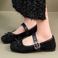thumbnail image 5 of CHICVOMEY Women‘s Mary Jane Shoes Square Toe Ballet Flat Mary Jane Flats with Buckle Strap Casual&Dressy Flats, 5 of 7