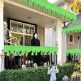 thumbnail image 3 of SharkTRUE Halloween Green Slime Banner Spooky Backdrop Decoration Hanging Roof Fence Signs for Indoor Outdoor Eaves Doorways Windows Balcony, 3 of 7