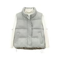 thumbnail image 2 of Women's Sleeveless Lapel Vest Solid Color Casual Loose Design for Relaxed Fit, 2 of 3