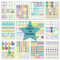 thumbnail image 1 of Coofit Journal Stickers DIY Blank 730PCS Adhesive Planner Stickers Calendar Stickers, 1 of 2