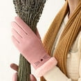 thumbnail image 3 of TERGAYEE Womens Winter Warm Gloves,With Sensitive manipulatescreen Texting Fingers,Fleece Lined Windproof Gloves Cold Weather Warm Gloves, 3 of 6