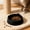 Black, variant on Lunxisen 4 Pcs Elevated Cat Food Bowl, Ceramic Raised and Tilted Water Bowl, Anti Vomiting and Protect Pets' Spines Dishes for Small Dog, Fat Faced Cat, Kitten