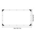 thumbnail image 2 of Fmayfamy Transparent Plastic Greenhouse Film Plant Protect Tarp Garden Supplies Edge Punching Shade Cloth Flower Tarpaulin, 2 of 17