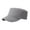 Gray, variant on Shenmeida Quick Dry Sweat-absorbing Flat Top Cadet Caps Adjustable Military Stylish Flat Top Hats for Men