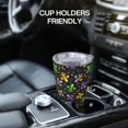 thumbnail image 7 of Honeii Mardi Gras Carnival4 Print 20OZ Car Cup, Insulated Stainless Steel Travel Mug with Lid and Straw, Keep Your Drinks Hot and Cold-Straw Two-piece Set, 7 of 7