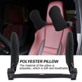 thumbnail image 5 of Car Seat Headrest Pad Pillow Head Neck Rest Support Cushion(Black), 5 of 8