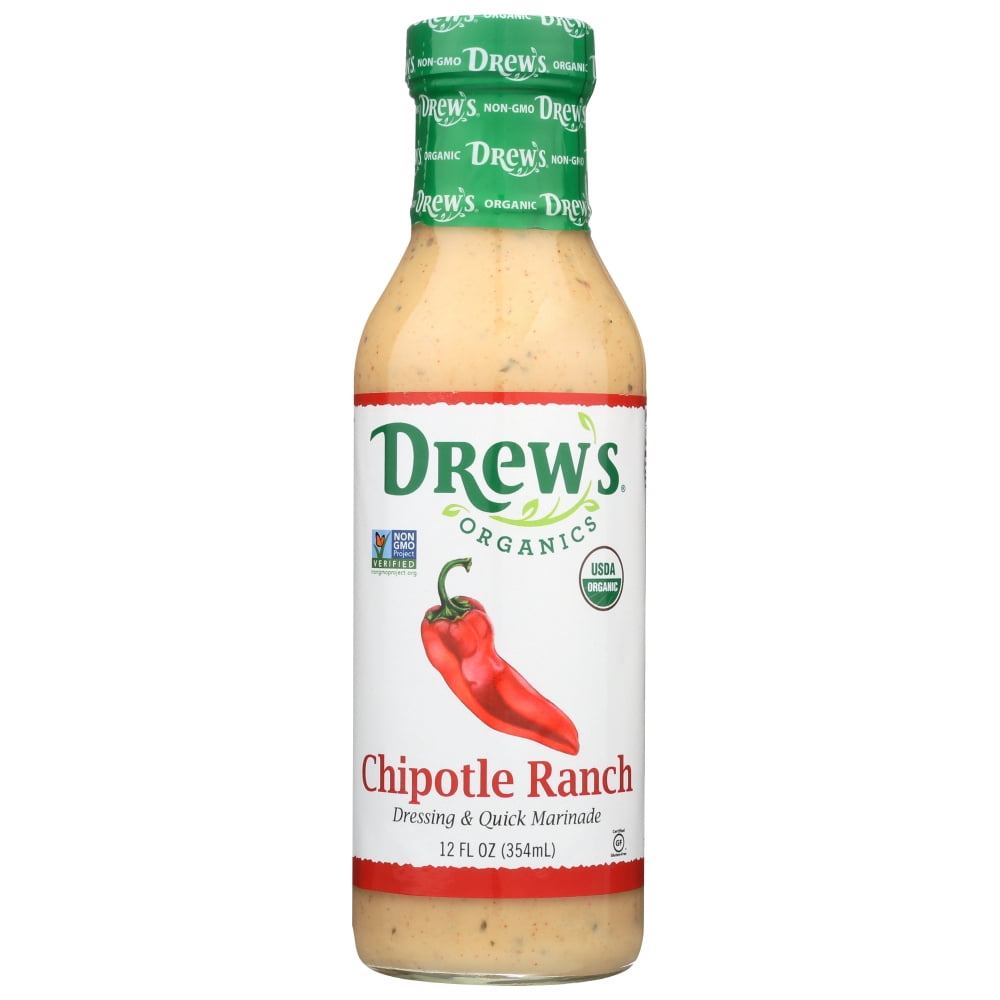 Drew?S Chipotle Ranch Dressing And Quick Marinade, 12 Fl Oz Walmart