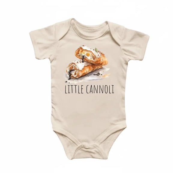 Cannoli Italian Newborn Baby Bodysuit