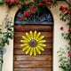 thumbnail image 3 of Fiudx Artículos en oferta con ofertas flash Artesanía de hierro Decoración de pared para el hogar Decoración de pared con flores de hierro, 3 of 4