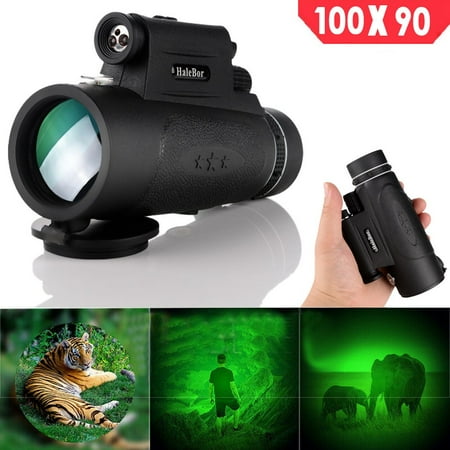Hosting savings tumgatte Outdoor Day&Night Vision 100x90 Optical Monocular Hunting Hiking Telescope NEW Christmas Deals