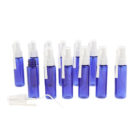 Botellas Atomizador Rellenable Vacío Yuyangstore 12 Pcs Mini Azul Botella de aerosol