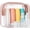 9-Pack Pink, variant on 9 Pack TSA Approved Toiletry Bag with Bottles - Leakproof 3.4oz Travel Container Kit for Toiletries, Clear Quart Size Bag for Shampoo Conditioner Lotion ()