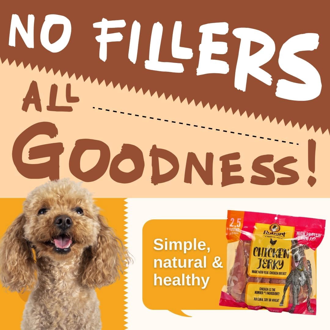 Hubert Pet Gourmet Triple Flavored 10-inch Large Rawhide Kabobs Dog Treats, Grain Free, Low Ingredient, USA Tested - 1.8 lb Super Value Pack