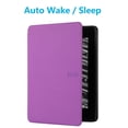 thumbnail image 2 of MonsDirect Case Compatible with 6" Kindle Paperwhite (Fits 2012,2013,2015,2016 Version), 5th/6th/7th Generation PU Leather Hard Protective Case Cover with Smart Wake/Sleep, Purple, 2 of 5