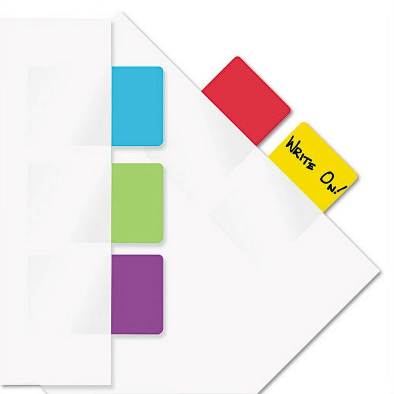 Removable Page Flags, Red/Blue/Green/Yellow/Purple, 10/Color, 50/Pack Removable Page Flags, Red/Blue/Green/Yellow/Purple, 10/Color, 50/Pack