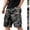 Dark Gray, variant on Mfakffe Men's Cargo Shorts Casual Lightweight Cotton Shorts Summer Classic Knee Length Short Pants Elastic Waist Wide Leg Trousers (Army Green, 3XL)