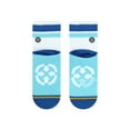 thumbnail image 3 of White/Blue Quarter Crew Socks, 3 of 3
