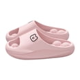 thumbnail image 4 of Modstep Bubble Shower Shoes for Women with Drain Holes Non Slip Quick Drying Slides Cloud Comfortable Massage Shower Sandals 6 Pink, 4 of 5