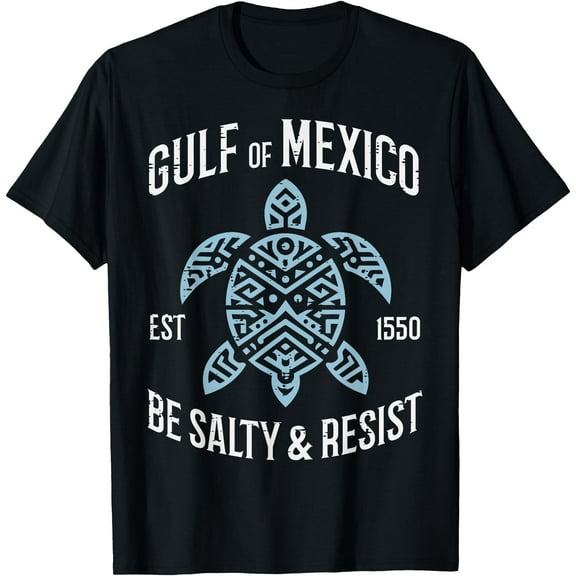 Gulf Of Mexico Resist Resistance Men Women Kids T-Shirt,Black tee