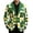 04-Green, variant on Men's St. Patrick’s Day Corduroy Printed Jacket Shamrock Holiday Party Coat Casual Plus Size Blazer 03-Green XXL