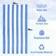 thumbnail image 3 of Toalla de playa HENBAY de microfibra de gran tamaño 90x180 cm azul, 3 of 6