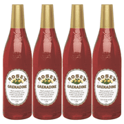 Rose’s Grenadine Syrup 4 Pack 1 Liter Bottle, | Perfect for Cocktails, Beverages, and Mixers