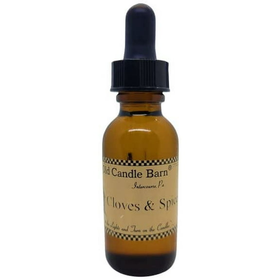 Old Candle Barn Cloves and Spice Potpourri Refresher Oil 1 Ounce Bottle