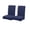 🥑 Blue_Hot#1459, variant on Set of 2 Dining Chair Covers Thick JacquardPolyester Slipcovers, Elastic Retractable Full Wrap, Dirt Resistant, Machine Washable, Multi Color